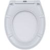 Abattant wc thermodur déclipsable antibactérien - Majestic