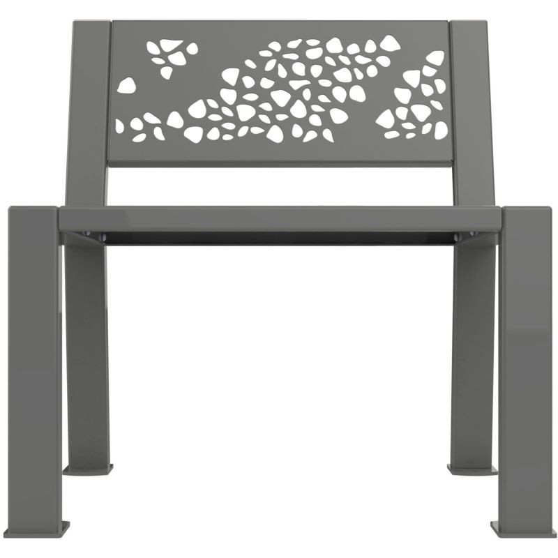 Banc urbain métal Berlin