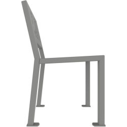 Banc urbain métal Berlin