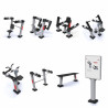 Pack complet 7 machines Urbagym Plus + panneau d'information