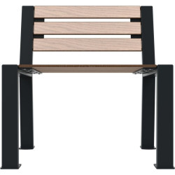 Banc urbain compact Berlin