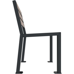 Banc urbain compact Berlin