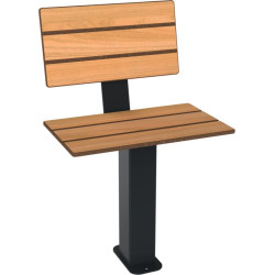 Assise cancale avec dossier lames