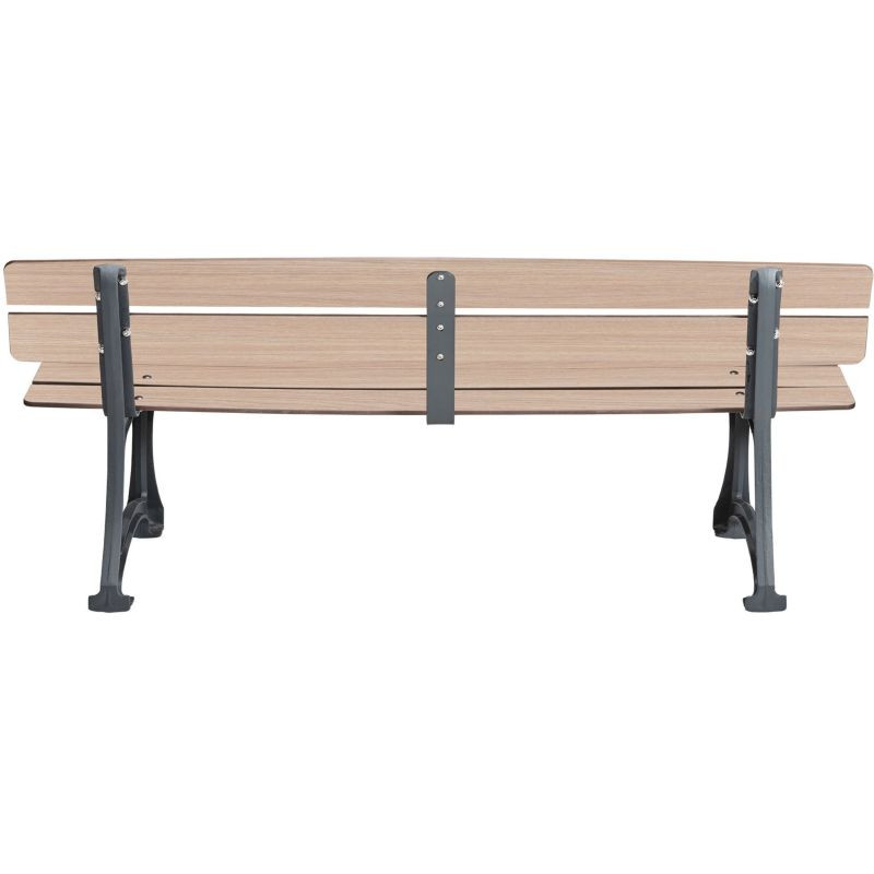 Banc traditionnel d'extérieur prague - Buton