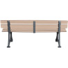Banc traditionnel d'extérieur prague - Buton