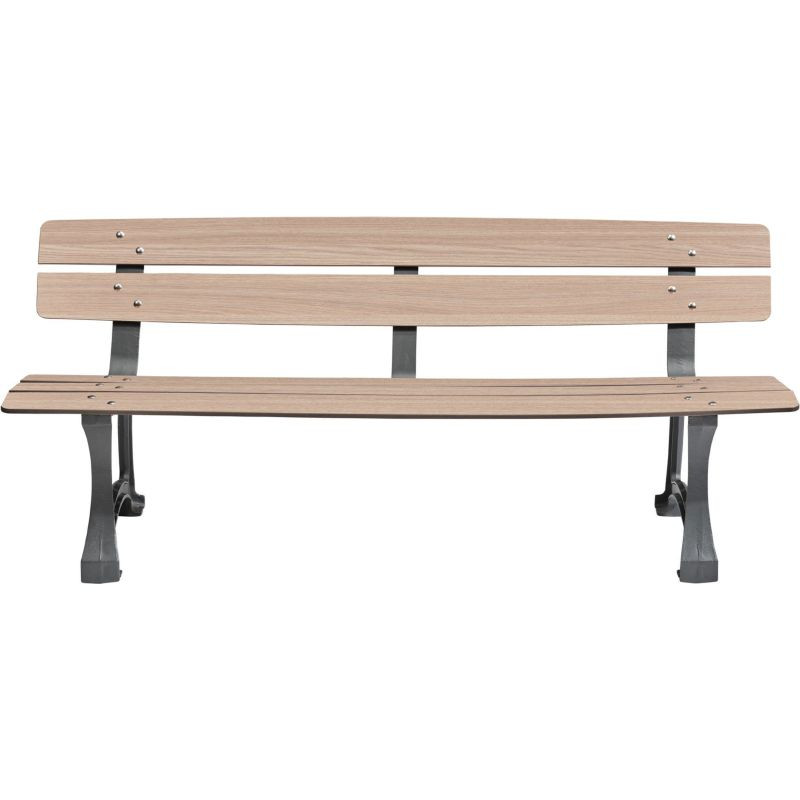 Banc traditionnel d'extérieur prague - Buton