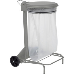 Support sac poubelle mobile à pédale - Collecroule