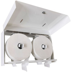 Distributeur de papier toilette 2 x 400 m - Rossignol