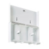 Distributeur de papier toilette 2 x 400 m - Rossignol
