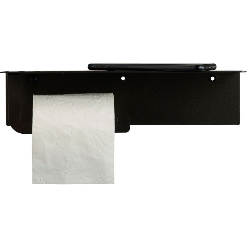 Porte rouleau papier toilette avec tablette - Rossignol Epure