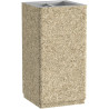 Cendrier béton à poser avec bac inox 9 litres - Rossignol Olympe