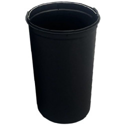Poubelle à couvercle basculant ronde 60 litres - Salsa
