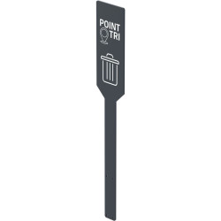 Totem pour poubelle de tri Rossignol Trirok