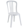 Chaise de jardin Miami bistrot empilable en plastique 