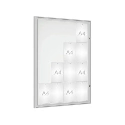 Vitrine d'extérieur simple battant - Classique