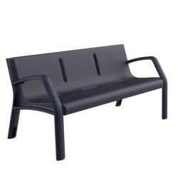 Banc public Fabregas Alvium en plastique recyclé