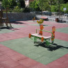 Dalle 50x50 cm Hexdalle XE pour aire de jeux