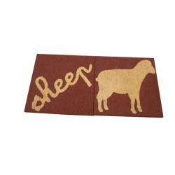Dalle Hexdalle XE Ludique 50x50 cm - Animaux, chiffre, mots