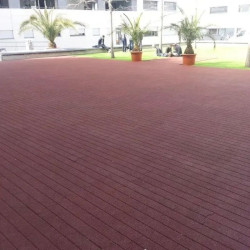Pavé autobloquant ou lame en caoutchouc Hexdalle Dalamat Renforcée