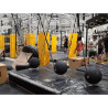 Boule fitness 40, 50, 60, 70 kg Hexdalle Hexball Ninja en caoutchouc
