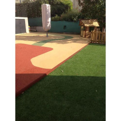 Bordure P1 et P2 caoutchouc reversible Hexdalle