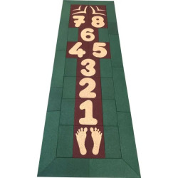 Pack Jeu de la Marelle en caoutchouc épaisseur 25 mm Hexdalle