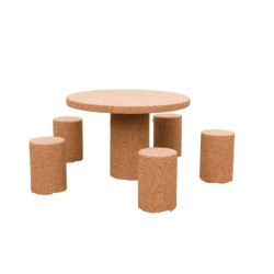Table pour pique nique forme ronde - Haillan