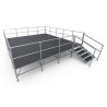 Podium modulable réglable en hauteur de 60 cm à 118 cm - Event