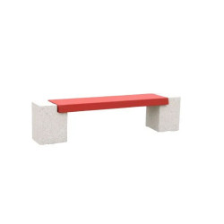 Banc urbain en béton armé - Douglas