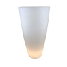 Jardinière plastique lumineuse conique Delight