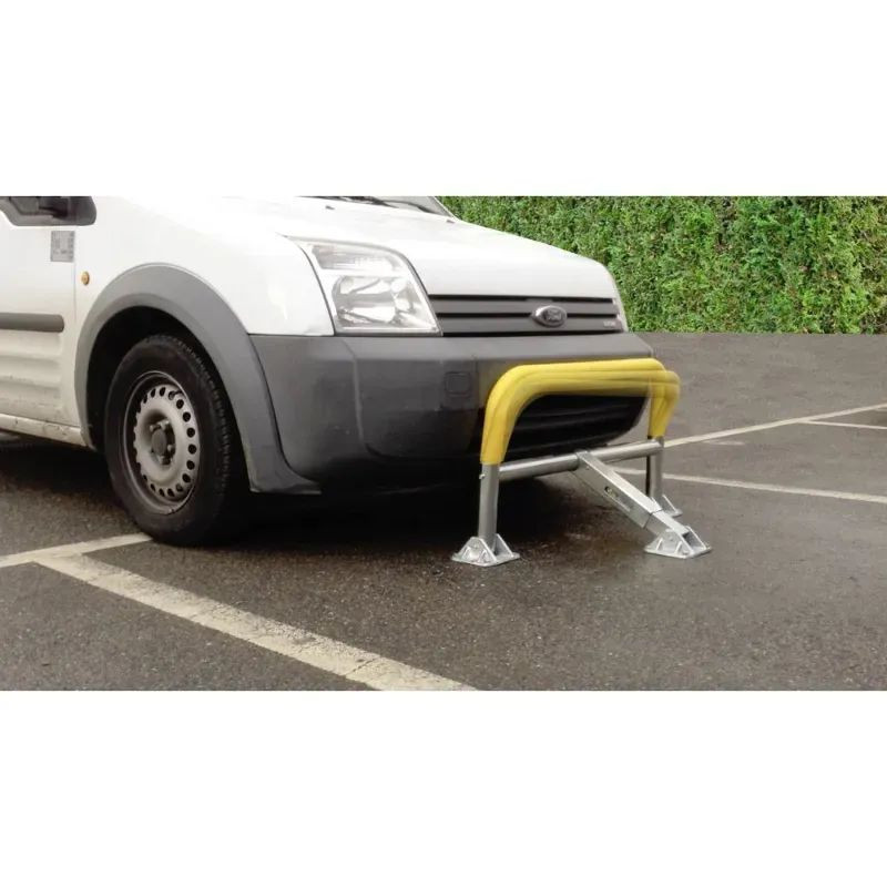 Arceau de parking rabbatable en polyuréthane à mémoire de forme Stopush