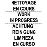 Nettoyage en cours - Marquage au sol extérieur Viso
