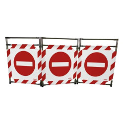 Barrière d'intervention paravent - Sens interdit