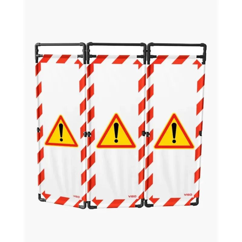 Barrière d'intervention paravent - Attention danger