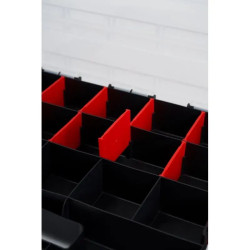 Mallette compartimentée avec rangement amovibles - Vendu par lot