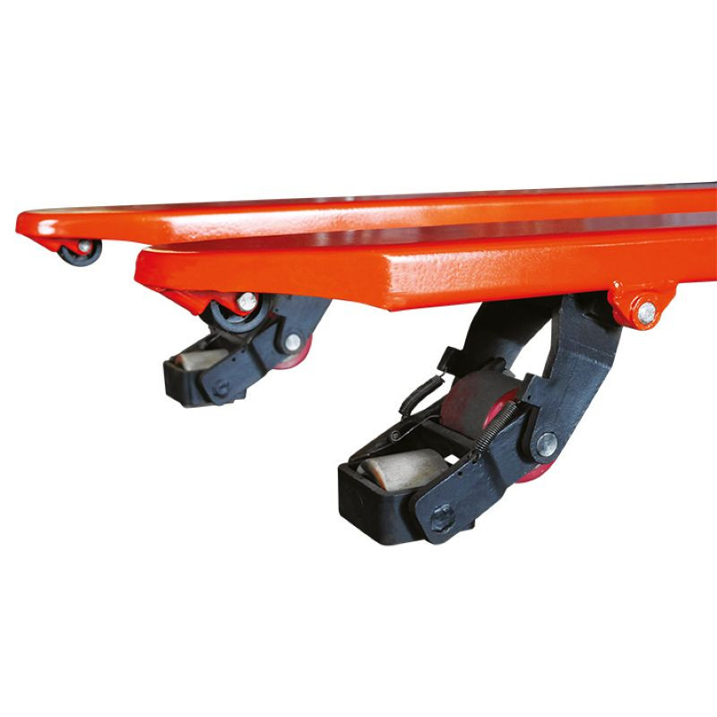 Transpalette manuel large 68 cm avec quatre directions - 1500 kg