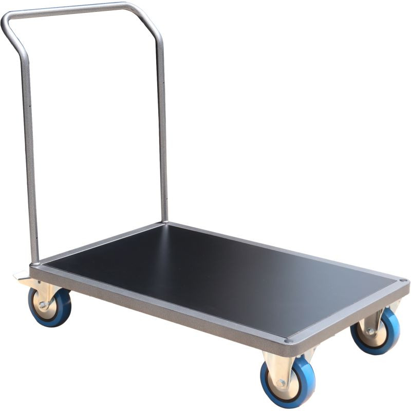 Chariot avec 1 ou 2 timons en acier plateau 100 x 70 cm