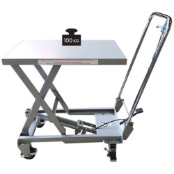 Table élévatrice aluminium - 100 kg