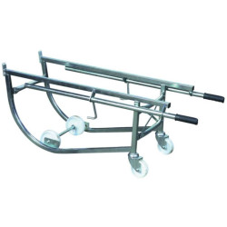 Chariot porte fût basculant galvanisé DF10