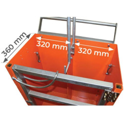 Diable porte bouteille élingable SAC30