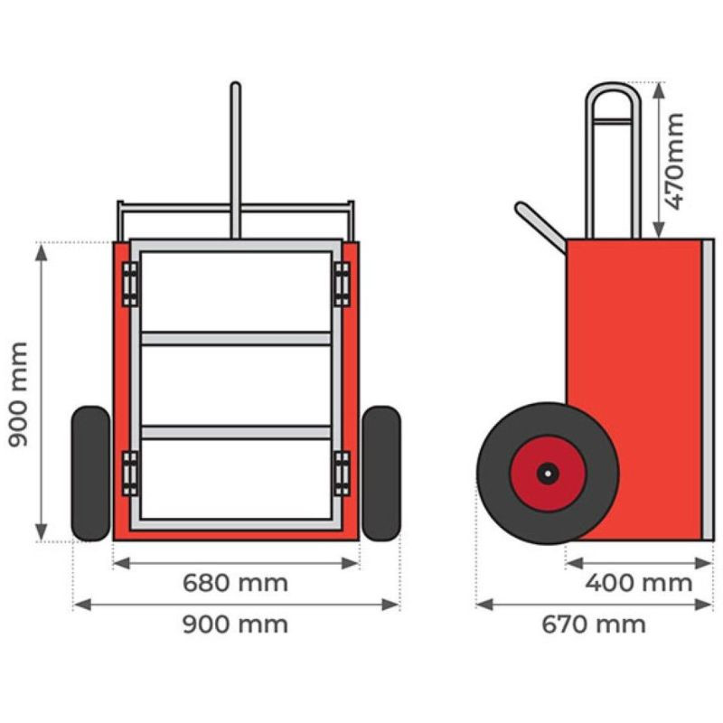 Diable porte bouteille élingable SAC30