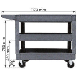 Servante d'atelier plastique UB253