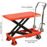 Table élévatrice Eco simple ciseaux STF - 150 à 500 kg