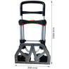Diable télescopique et pliable STR200N