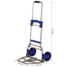 Diable télescopique et pliable STR120N