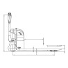 Transpalette électrique compact 1500 kg