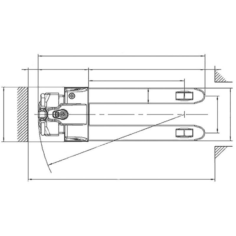 Transpalette électrique compact 1500 kg
