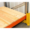 Plancher en bois pour rayonnage