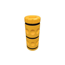 Protection en PVC double coque ronde pour poteau