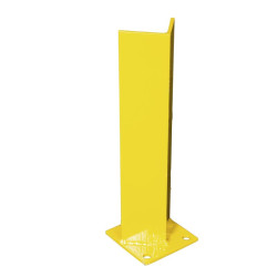 Cornière de protection acier pour pied d'échelle de rayonnage
